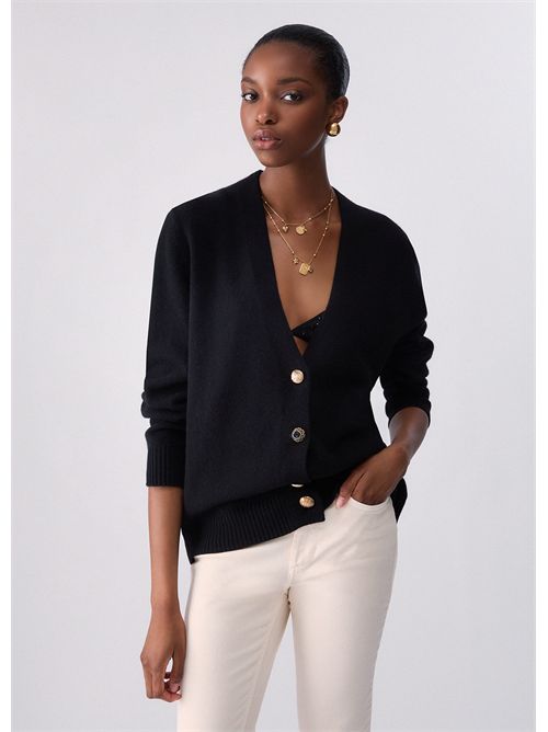 Cardigan in pura lana